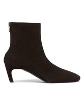 Stivaletti In Suede Marroni | PDP | Antonia