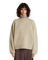 Maglione A Collo Alto In Lana Beige | PDP | Antonia