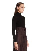 Top A Collo Alto Nero | PDP | Antonia