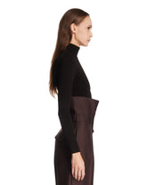 Top A Collo Alto Nero | PDP | Antonia