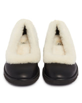 Black Leather Zora Ballerina Flats | PDP | Antonia