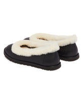 Black Leather Zora Ballerina Flats | PDP | Antonia