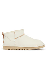 White Classic Ultra Mini Contrast Ankle Boots | PDP | Antonia