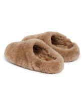 Slippers Fluffed Elea Slip-On Beige | PDP | Antonia