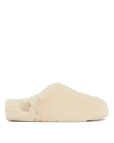 Slippers Fluffed Elea Slip-On Bianche | PDP | Antonia