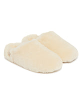 Slippers Fluffed Elea Slip-On Bianche | PDP | Antonia