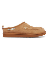 UGG x JW Anderson Beige Loafer Mules | PDP | Antonia