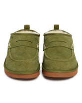 UGG x JW Anderson Green Loafer Mules | PDP | Antonia