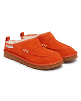 UGG x JW Anderson Orange Loafer Mules | PDP | Antonia