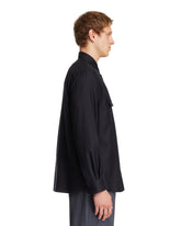 Overshirt In Cashmere E Seta Blu | PDP | Antonia