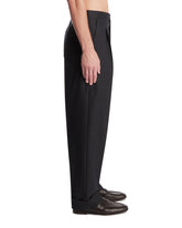 Gray Wool Tailored Trousers | PDP | Antonia