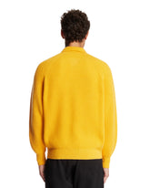 Yellow Diana Cashmere Polo Shirt | PDP | Antonia