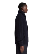 Blue Montana Cashmere-Blend Cardigan | PDP | Antonia