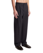 Blue Cotton Tailored Trousers | PDP | Antonia