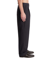 Blue Cotton Tailored Trousers | PDP | Antonia