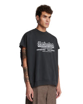 Black Hooligan Muscle Sweatshirt | PDP | Antonia