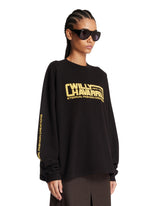 Black Logo Long-Sleeve T-Shirt | PDP | Antonia