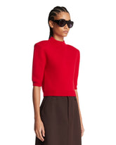 Red Chavela Wool Sweater | PDP | Antonia