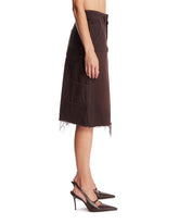 Brown Workwear Skirt | PDP | Antonia