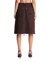 Brown Workwear Skirt | PDP | Antonia