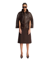 Brown Uniform Wool Skirt | PDP | Antonia