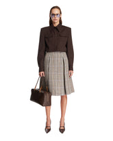 Brown Wool Blend Chavela Shirt | All | Antonia