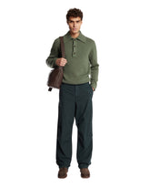 Green Cashmere Polo Shirt | PDP | Antonia