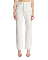 White Regular Fit Jeans - ACNE STUDIOS WOMEN | PLP | dAgency