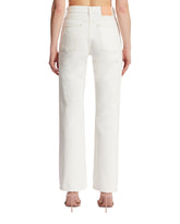 White Regular Fit Jeans | PDP | dAgency