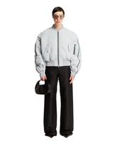 Gray Zip Bomber Jacket - Women's clothing | PLP | dAgency
