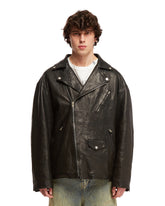 Distressed Leather Jacket - ACNE STUDIOS | PLP | dAgency