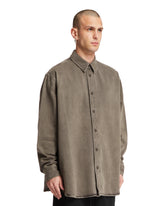 Gray Relaxed-fit Denim Shirt | PDP | dAgency