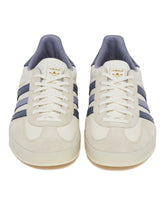 White Gazelle Indoor Sneakers | PDP | dAgency