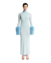 Light Blue Ruffles Gown - Alaia women | PLP | dAgency