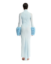 Light Blue Ruffles Gown | PDP | dAgency