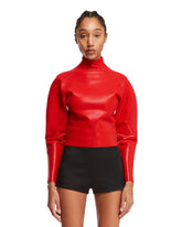 Red Constructed Top - ALAIA | PLP | dAgency