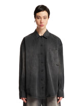 Black Cotton Oversized Shirt - new arrivals women's clothing | PLP | dAgency