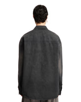 Black Cotton Oversized Shirt | PDP | dAgency