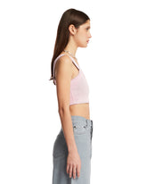 Pink Cropped Tank Top | PDP | dAgency