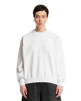 White Sweater With Logo - ALEXANDER WANG WOMEN | PLP | dAgency