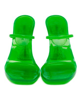 Fluo Green Brito Sandals | PDP | dAgency