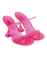 Lotus Pink Brito Sandals - NOUR HAMMOUR | PLP | dAgency