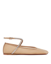 Ane Beige Mesh Flats - Products | PLP | dAgency