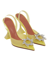 Begum Yellow Glass Sandals | PDP | dAgency