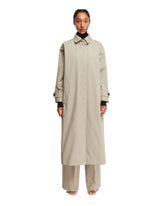 Beige Buttoned Trench Coat - Women's Coats | PLP | dAgency