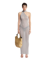 Gray Semi-Sheer Dress - AYA MUSE | PLP | dAgency