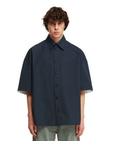 Blue Compact Cotton Shirt - Bottega Veneta men | PLP | dAgency