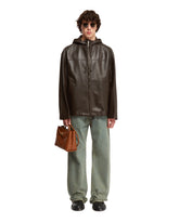 Brown Leather Jacket - Bottega Veneta men | PLP | dAgency