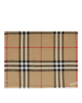 Giant Check Wool And Silk Scarf | PDP | dAgency