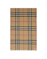 Giant Check Wool And Silk Scarf - BURBERRY MEN | PLP | dAgency